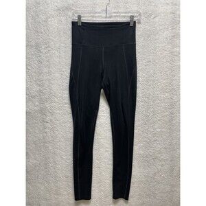 Girlfriend Collective Women's Black Leggings Size‎ S Stretchy Hidden Pocket